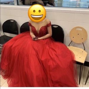 Red prom dress